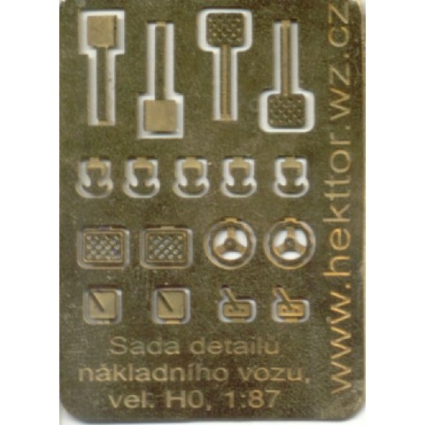Detaily nákladného vagónu (H0)