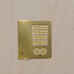 Tabuľky T435.0087 (TT)