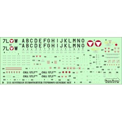 D72213 Austrian Eurofighter Typhoon generic set
