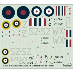 D72226 Hawker Hurricane Mk.II/IV in Polish service part 2